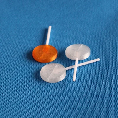 Mô hình kẹo mút 3D (Flat Lollipop) xinh xắn trang trí