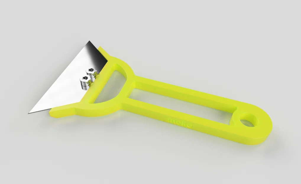 Cán dao cạo, dụng cụ cạo sơn đa năng tự in 3D - Image 2
