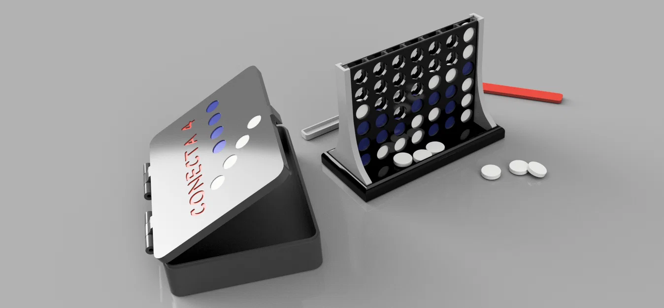 Mini Juego Viaje Conecta 4 (Cờ 4 Ô Du Lịch Mini) - Image 1