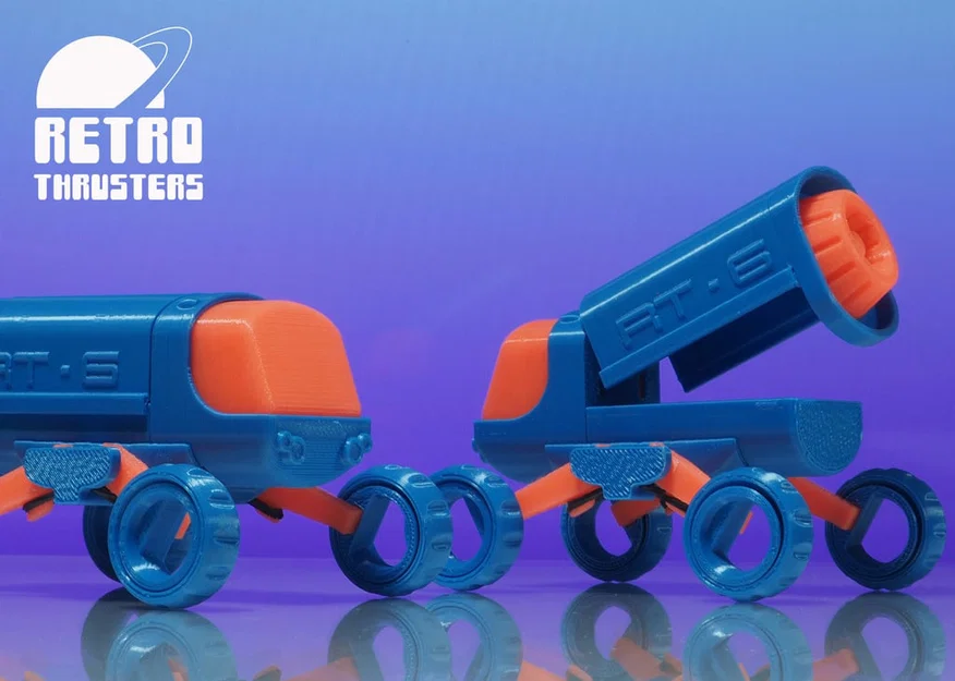 Retro Thrusters RT6 - Buggy rover không gian sci-fi (đồ chơi) - không cần support - Image 3