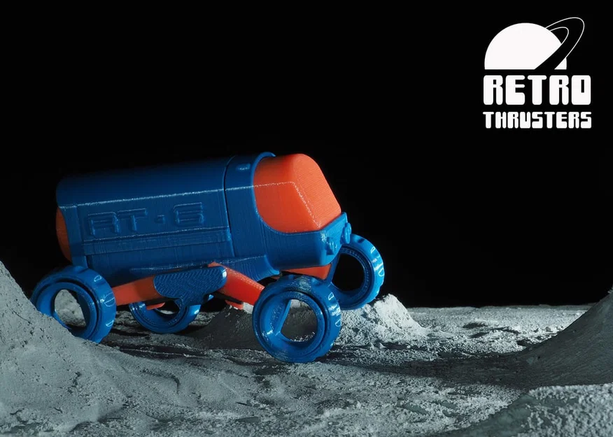 Retro Thrusters RT6 - Buggy rover không gian sci-fi (đồ chơi) - không cần support - Image 5