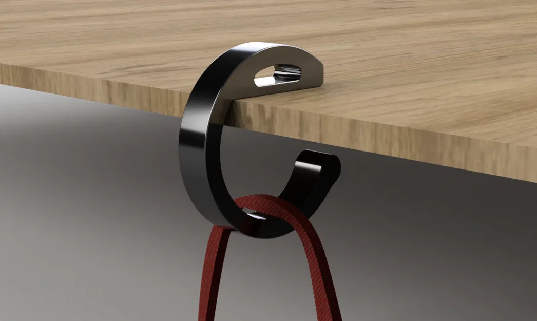 Holder treo dưới bàn không cần kẹp hay bắt vít (Desk Holder) - Image 1
