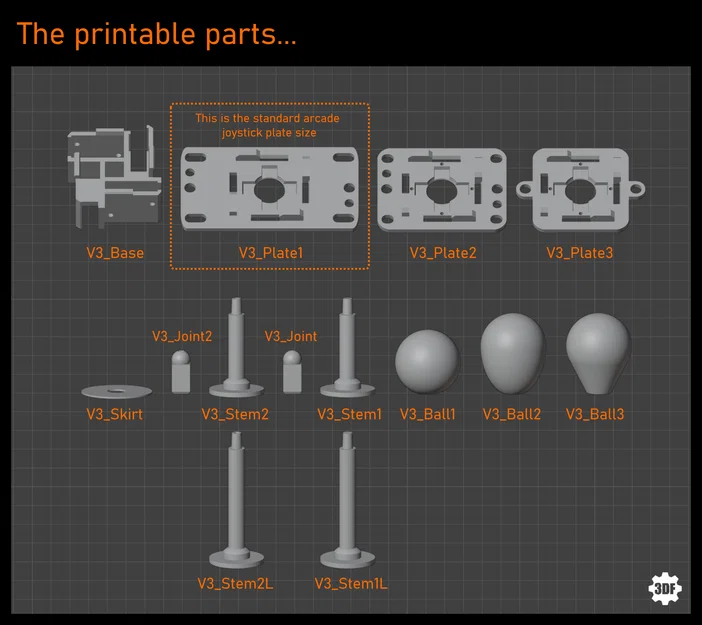 Cơ cấu Joystick Arcade - Phiên bản 3 - Image 3