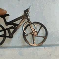 Móc khóa mini MTB functional – Print-in-Place, phuộc nhún hoạt động! - Thumbnail 1