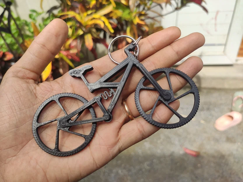 Móc khóa mini MTB functional – Print-in-Place, phuộc nhún hoạt động! - Image 2