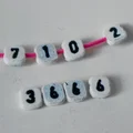 Bộ sưu tập hạt chữ cái và số (Letter Beads) in 3D cho vòng tay - Thumbnail 2