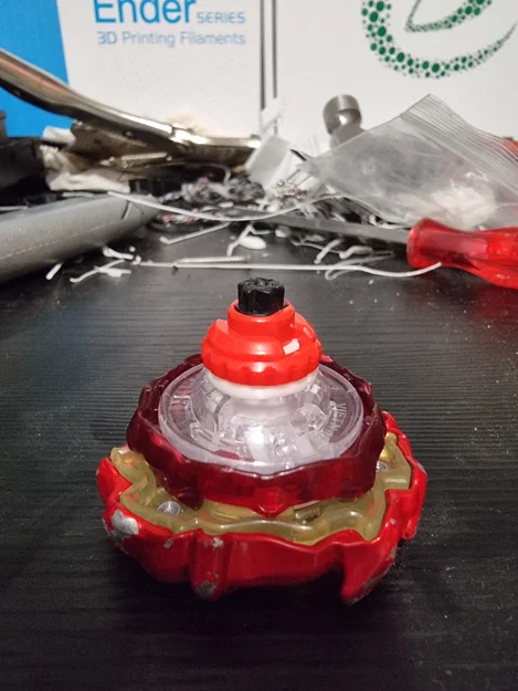 Adapter 3D Beyblade Metal Fury sang Beyblade X Bit - Image 3