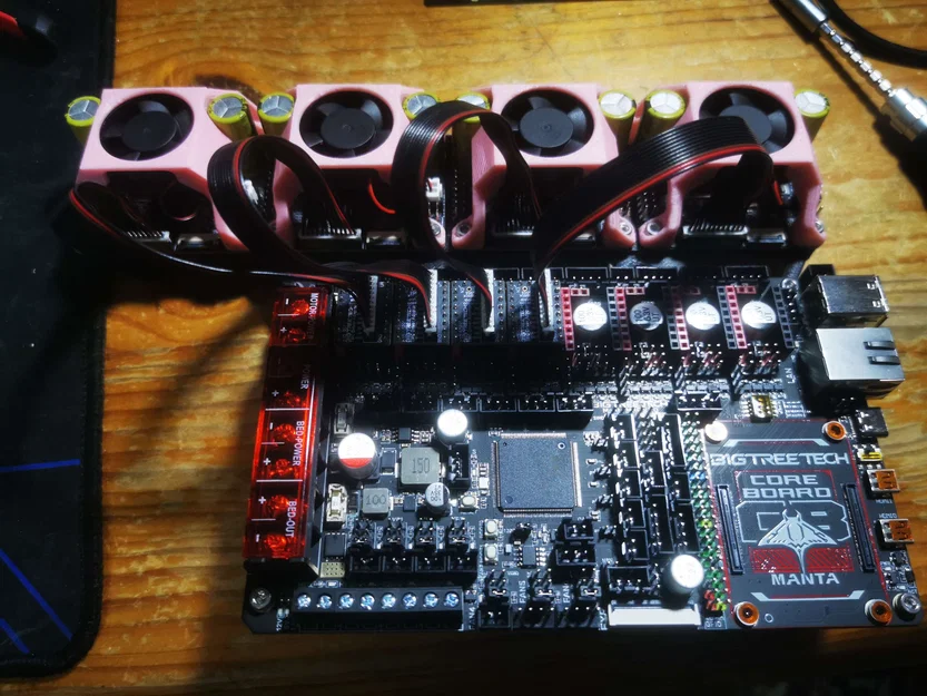 Bát gắn BTT TMC5160T Pro AWD + MCU Board cho Octopus & Manta M8P - Image 1