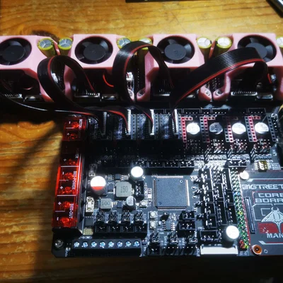 Bát gắn BTT TMC5160T Pro AWD + MCU Board cho Octopus & Manta M8P