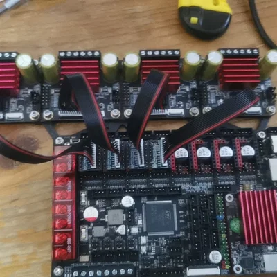 Bát gắn BTT TMC5160T Pro AWD + MCU Board cho Octopus & Manta M8P