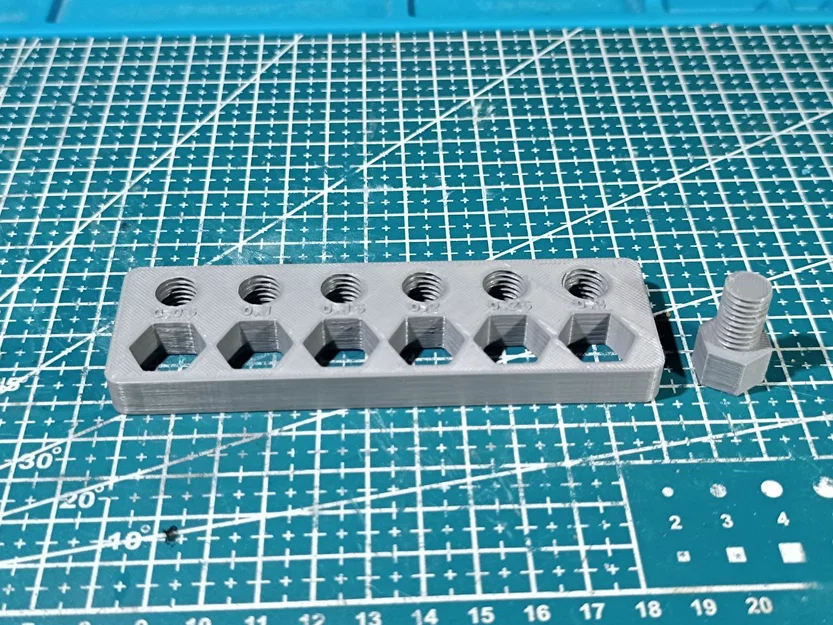 Mô hình kiểm tra dung sai ren và hình dạng 3D (Tolerance Test) - Image 2