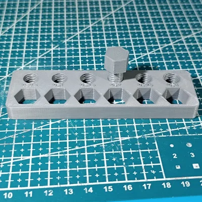Mô hình kiểm tra dung sai ren và hình dạng 3D (Tolerance Test)