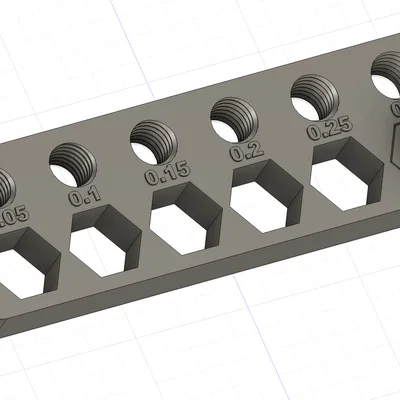 Mô hình kiểm tra dung sai ren và hình dạng 3D (Tolerance Test)