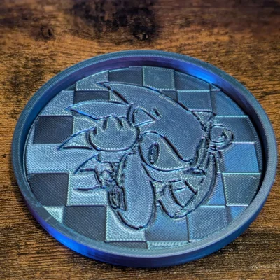 Đế lót ly Sonic the Hedgehog: Phụ kiện trang trí bàn làm việc độc đáo