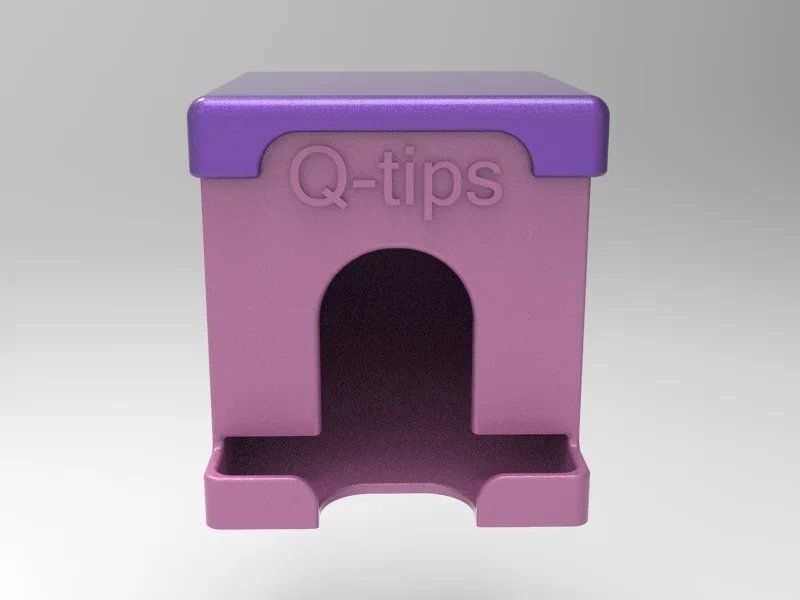 Hộp đựng tăm bông thông minh (Q-tip dispenser) thiết kế tiện dụng - Image 1