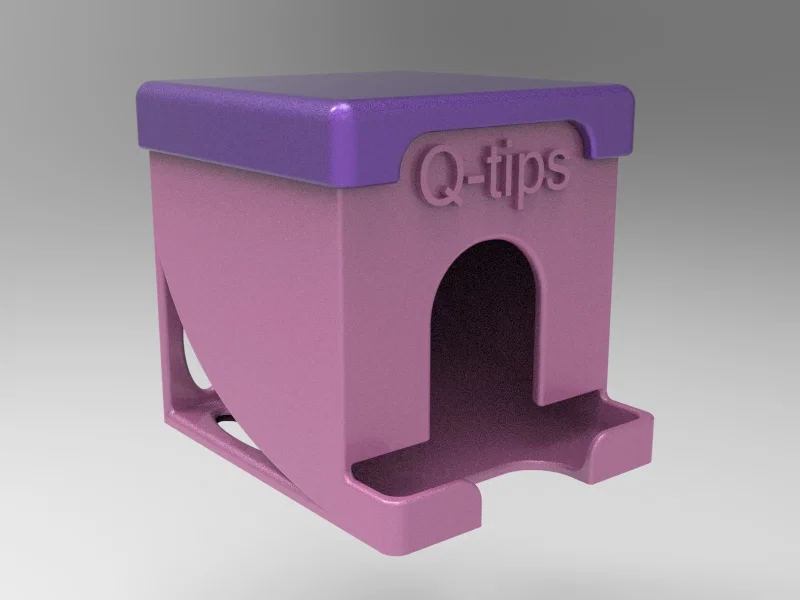 Hộp đựng tăm bông thông minh (Q-tip dispenser) thiết kế tiện dụng - Image 4