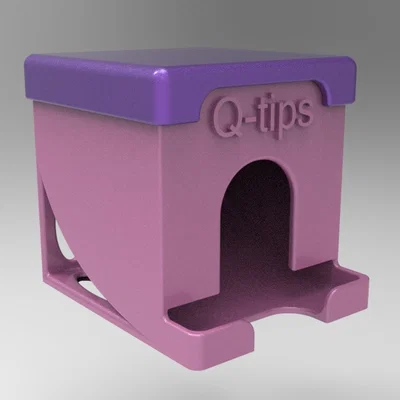 Hộp đựng tăm bông thông minh (Q-tip dispenser) thiết kế tiện dụng