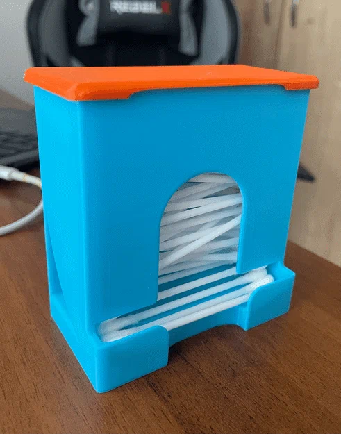 Hộp Đựng Tăm Bông Nhỏ Gọn (Compact Qtip Dispenser) - Image 1