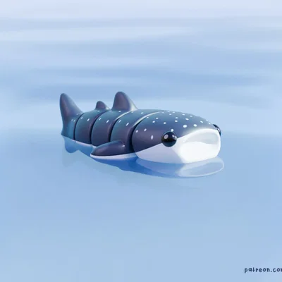 Flexi Whale Shark – Cá mập voi flexi dễ thương dạng móc khóa