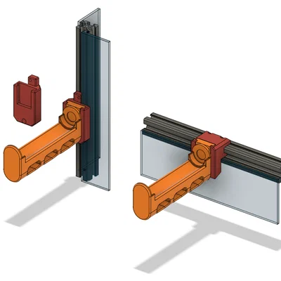 Ngàm gắn Voron 2020 cho Filler filament spool holder