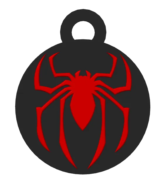 Móc khóa Spiderman 3D in 2 màu cực đẹp cho fan Marvel - Image 2