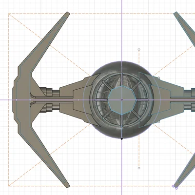 Móc khóa TIE Fighter của Darth Vader trong Star Wars