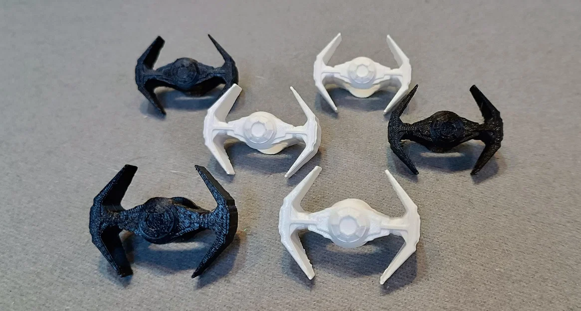 Vòng giữ khăn quàng cổ hình tàu chiến TIE Fighter in 3D độc đáo - Image 4