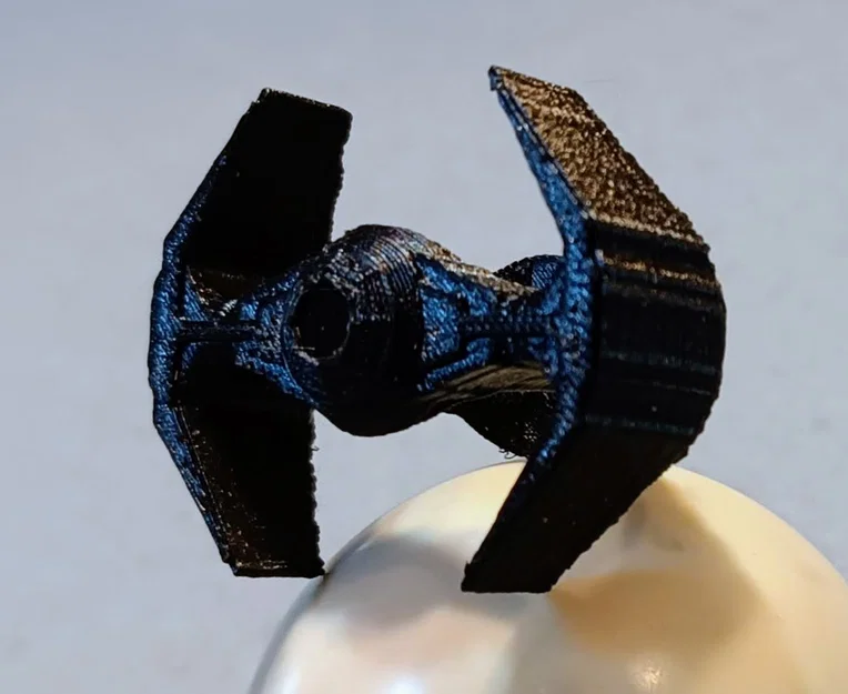 Vòng giữ khăn quàng cổ hình tàu chiến TIE Fighter in 3D độc đáo - Image 7