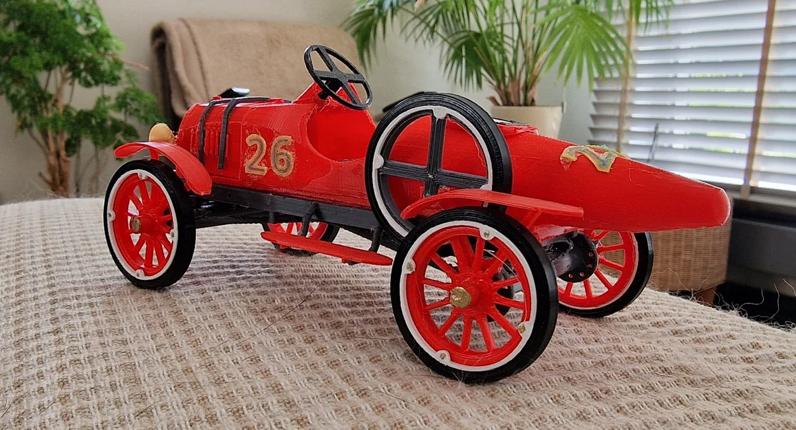 Mô hình xe đua cổ điển Ford T 1917 - Tự in 3D đơn giản và đẹp mắt - Image 2