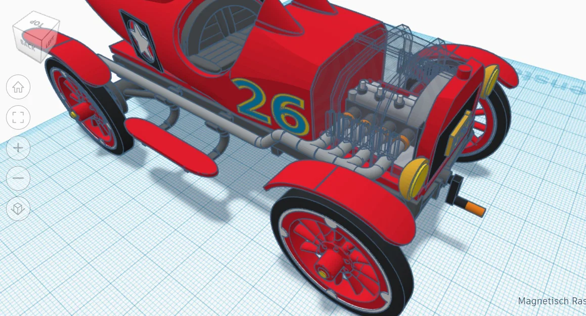 Mô hình xe đua cổ điển Ford T 1917 - Tự in 3D đơn giản và đẹp mắt - Image 8