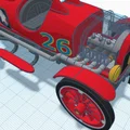 Mô hình xe đua cổ điển Ford T 1917 - Tự in 3D đơn giản và đẹp mắt - Thumbnail 8