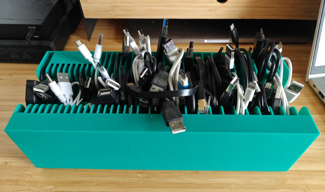 Khay Đựng Cáp Thông Minh Chuẩn Gridfinity Cho Tủ IKEA ALEX - Image 1