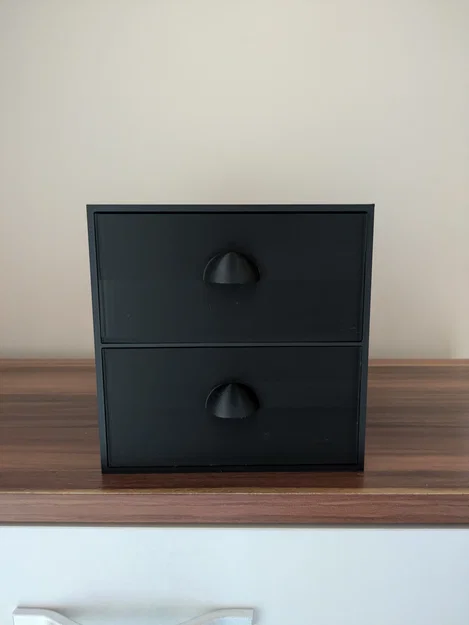 Hộp đựng đồ để bàn mini 2 ngăn (Desk Storage Draw) - In 3D tiện lợi - Image 2