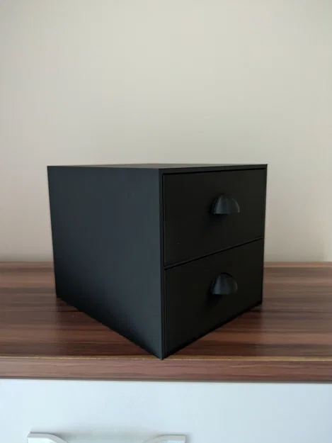 Hộp đựng đồ để bàn mini 2 ngăn (Desk Storage Draw) - In 3D tiện lợi - Image 3