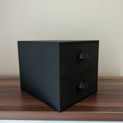 Hộp đựng đồ để bàn mini 2 ngăn (Desk Storage Draw) - In 3D tiện lợi