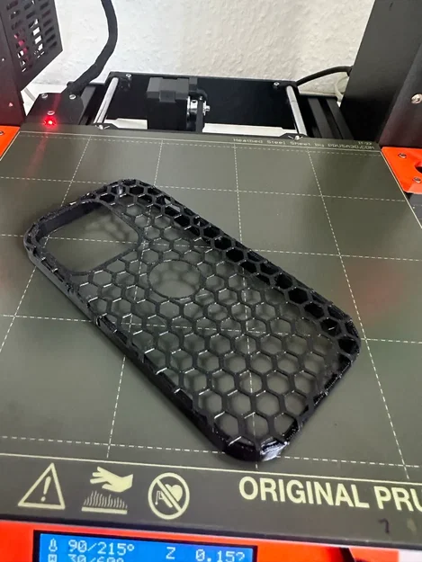 Ốp lưng iPhone 14 Pro họa tiết tổ ong cực chất tự in 3D - Image 1