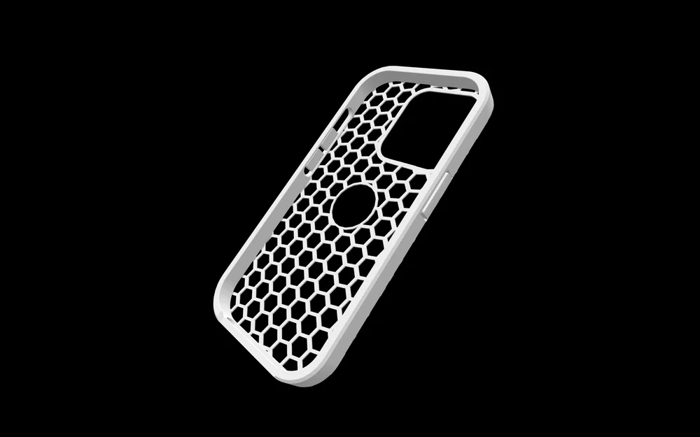 Ốp lưng iPhone 14 Pro họa tiết tổ ong cực chất tự in 3D - Image 2