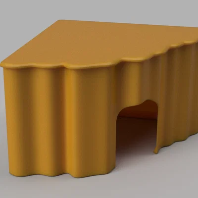 Nhà trú ẩn góc cho Hamster và chuột - Thiết kế in 3D tiện lợi