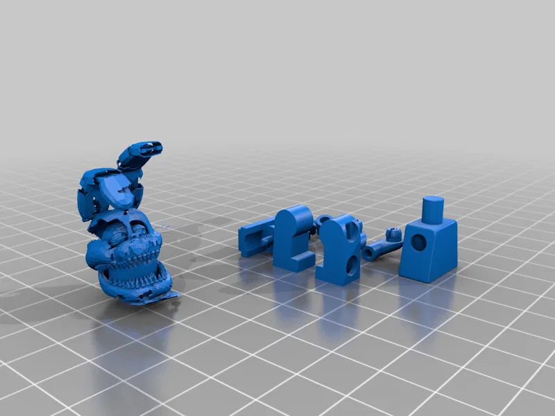 Bộ mô hình nhân vật kiểu LEGO FNAF 4 - Sáng tạo 3D độc đáo - Image 2