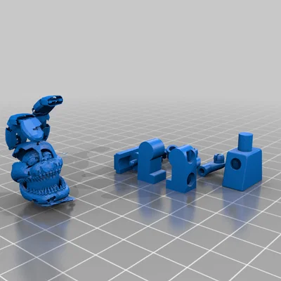 Bộ mô hình nhân vật kiểu LEGO FNAF 4 - Sáng tạo 3D độc đáo