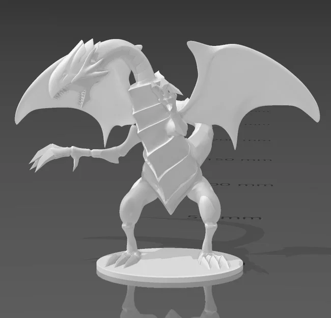 Mô hình 3D Rồng Trắng Mắt Xanh Blue Eyes White Dragon - Yu-Gi-Oh! - Image 1