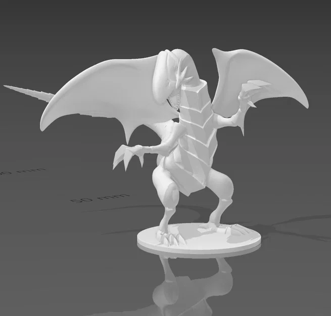 Mô hình 3D Rồng Trắng Mắt Xanh Blue Eyes White Dragon - Yu-Gi-Oh! - Image 2
