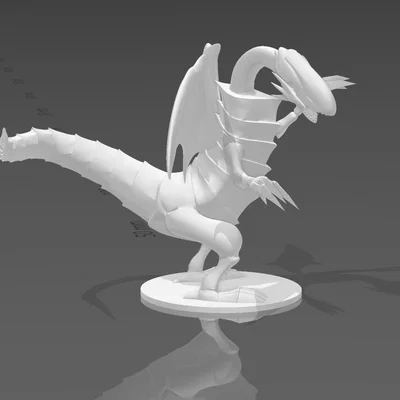 Mô hình 3D Rồng Trắng Mắt Xanh Blue Eyes White Dragon - Yu-Gi-Oh!