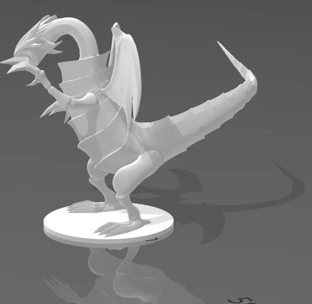 Mô hình 3D Rồng Trắng Mắt Xanh Blue Eyes White Dragon - Yu-Gi-Oh! - Image 5