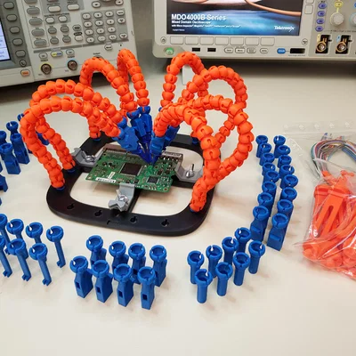 Trạm làm việc PCB với đầu dò kim (PCB Workstation with Needle-Probes)