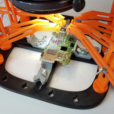 Trạm làm việc PCB với đầu dò kim (PCB Workstation with Needle-Probes)