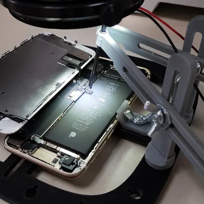 Trạm làm việc PCB với tay cần cẩu (PCB Workstation with Crane Arms)