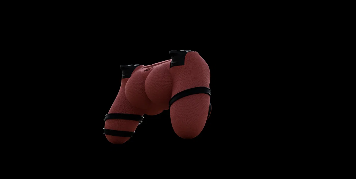 Ốp tay cầm PS4 Deadpool (Deadpool ps4 controller case) - Image 4