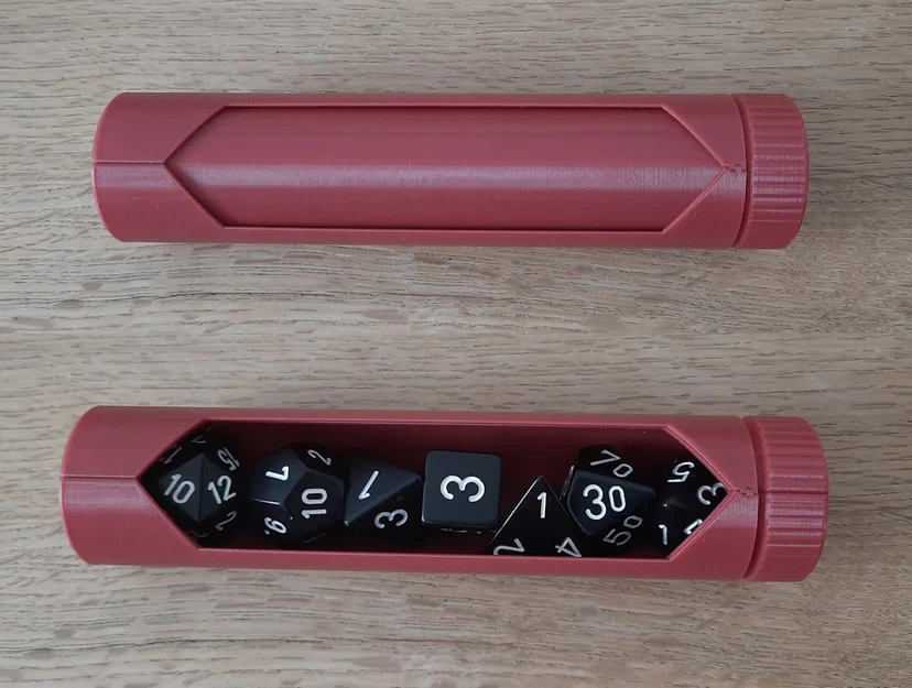 Ống đựng xúc xắc xoắn tối giản (vase mode) | minimalistic twist dice tube - Image 1