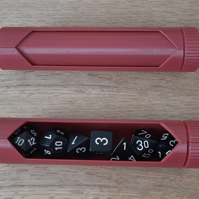Ống đựng xúc xắc xoắn tối giản (vase mode) | minimalistic twist dice tube
